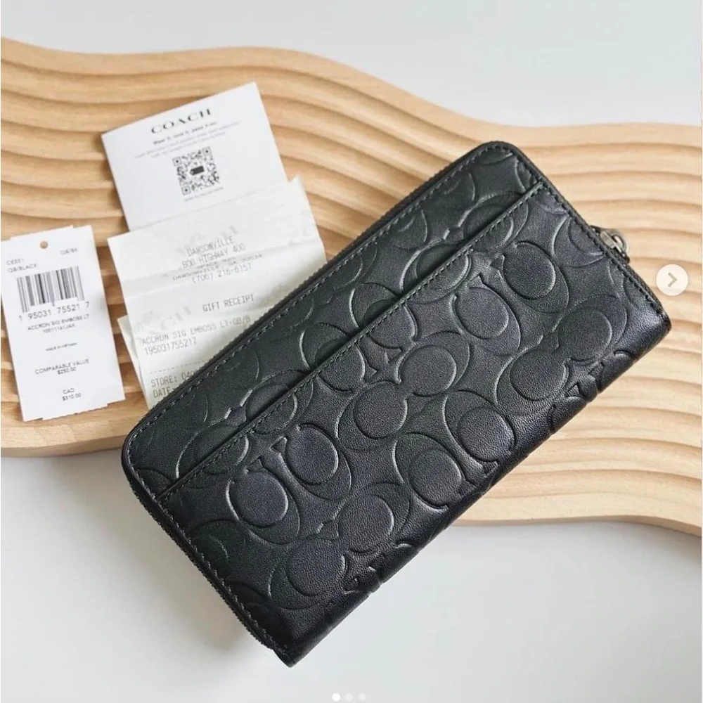 NWT - COACH Men Long Wallet - Picture 3 of 5